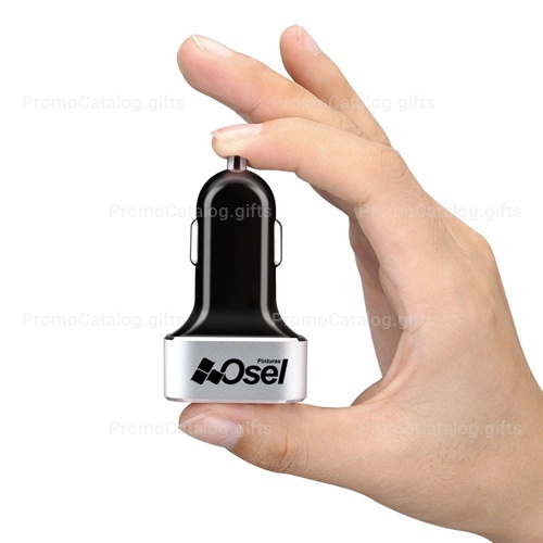 Aluminum 3 Ports USB Car Charger