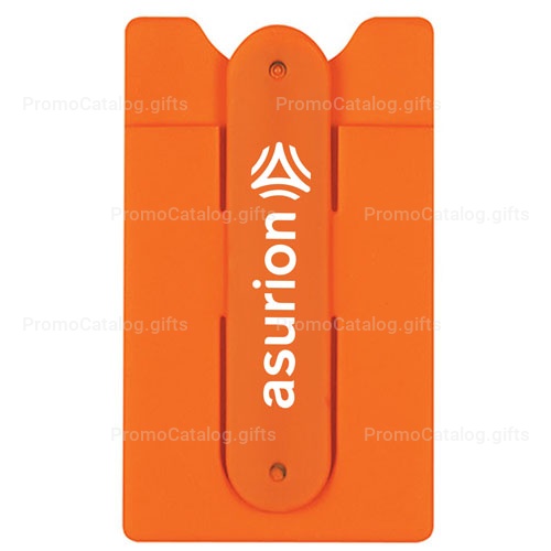 2 In 1 Silicone Mobile Wallet With Stand