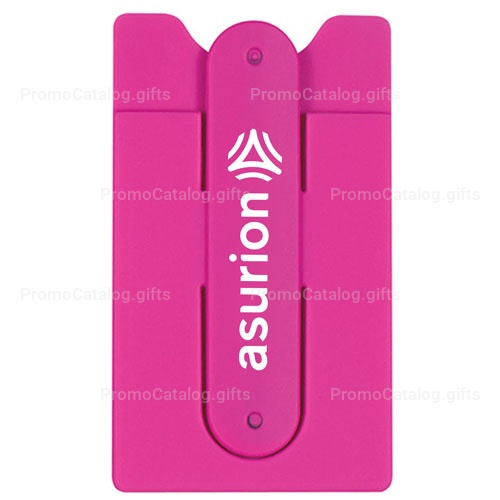 2 In 1 Silicone Mobile Wallet With Stand