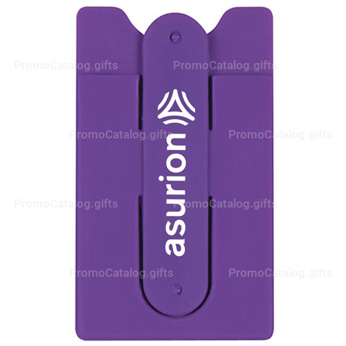 2 In 1 Silicone Mobile Wallet With Stand
