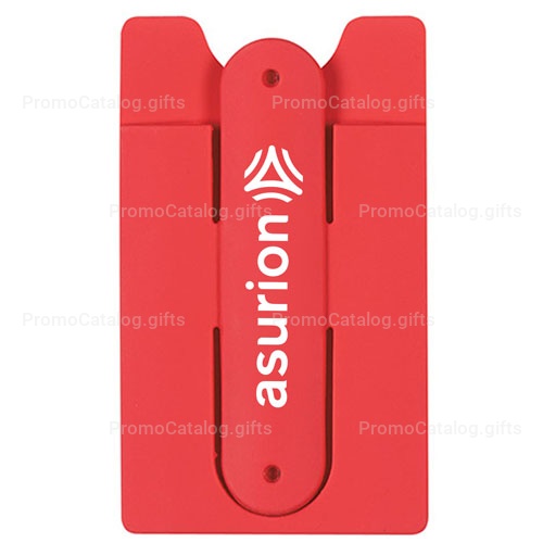 2 In 1 Silicone Mobile Wallet With Stand