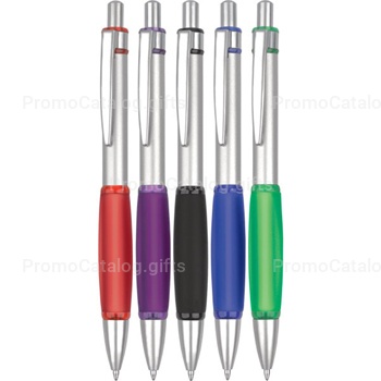 Click Action Metal Ballpoint Pen