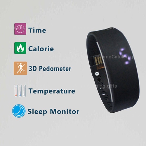LED Digital USB Sports Wrist Watch