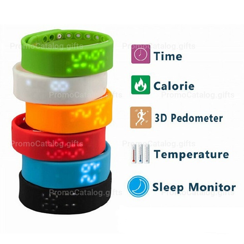 LED Digital USB Sports Wrist Watch