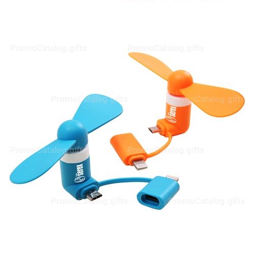 iPhone Android Lightning Micro Mini USB Fan
