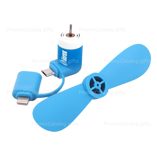 iPhone Android Lightning Micro Mini USB Fan