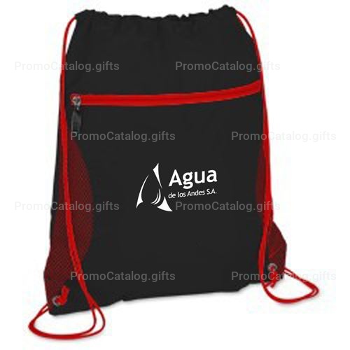 Solid Color Printing Drawstring Backpack