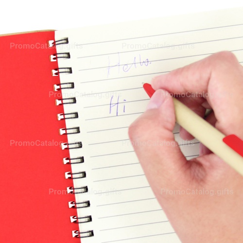 Eco Friendly Spiral Notebook with Pen