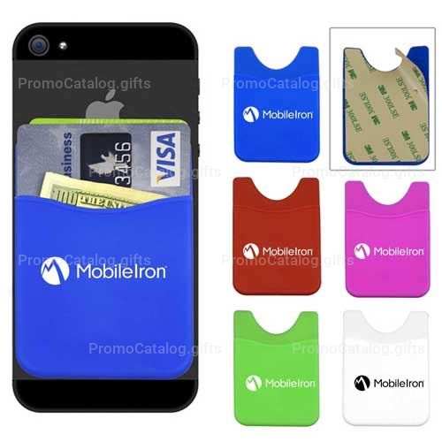 Promotional Smartphone Silicone Card Wallet