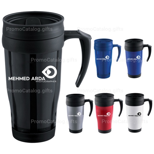 16 Oz Double Wall Insulated Travel Mug