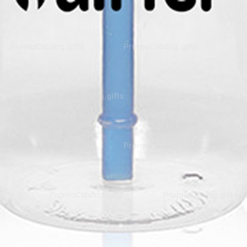Tritan Single Wall Jar With Straw