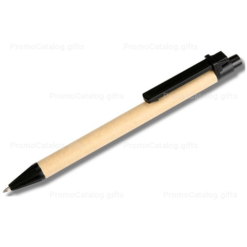 Spiral Bound Kraft Jotter With Pen