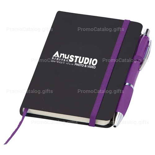 Curvy Pen Noir Notebook