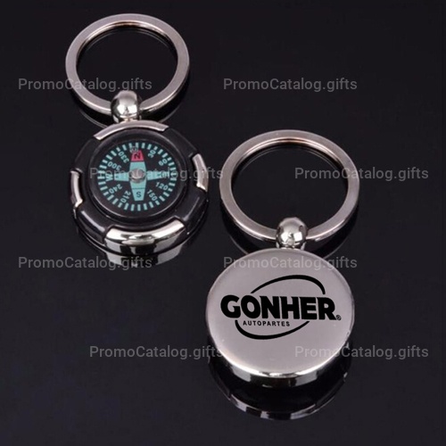 Mini Portable Compass Keychain