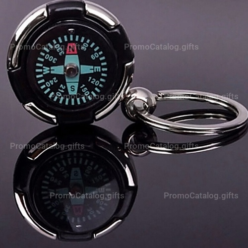 Mini Portable Compass Keychain