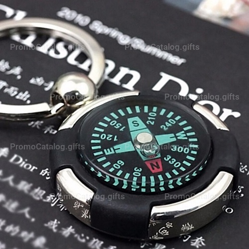 Mini Portable Compass Keychain