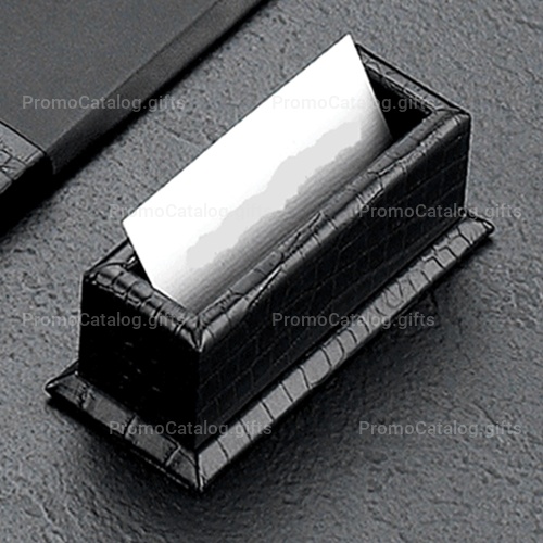 Croco Leather Desk Blotter Accessories Set