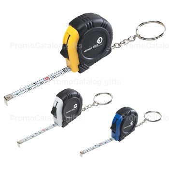 Portable Rubber Tape Measure Keychain