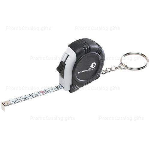 Portable Rubber Tape Measure Keychain