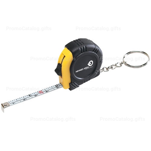 Portable Rubber Tape Measure Keychain