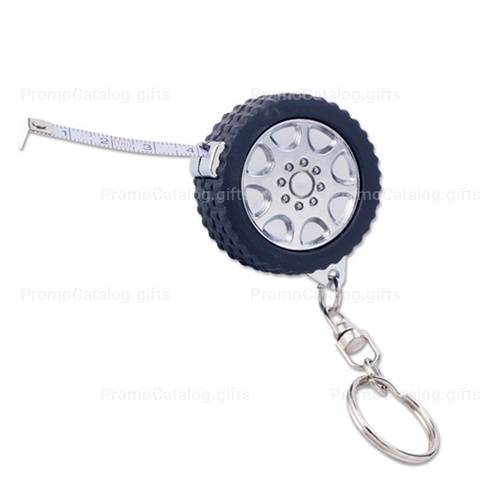 Tire Shape Tape Measure Key Chain