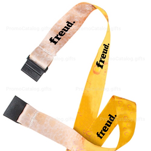 Metal Bottle Opener Satin Lanyard