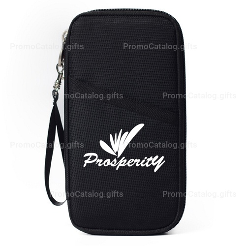 Documents Credit Card Organizer Wristlet Purse