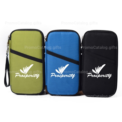 Documents Credit Card Organizer Wristlet Purse