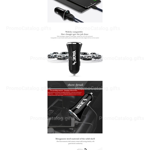 Car Dual Port USB Charger