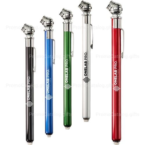 Metal Tire Gauge With Clip