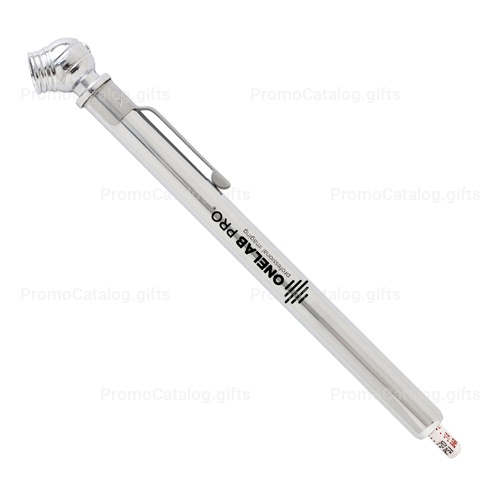 Metal Tire Gauge With Clip