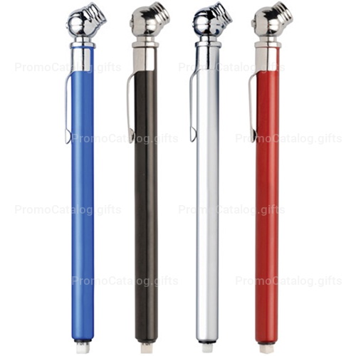 Metal Tire Gauge With Clip