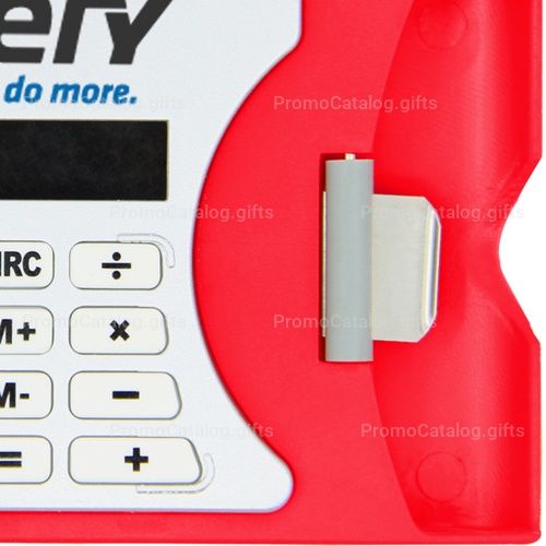 Solar Calculator with Card Holder