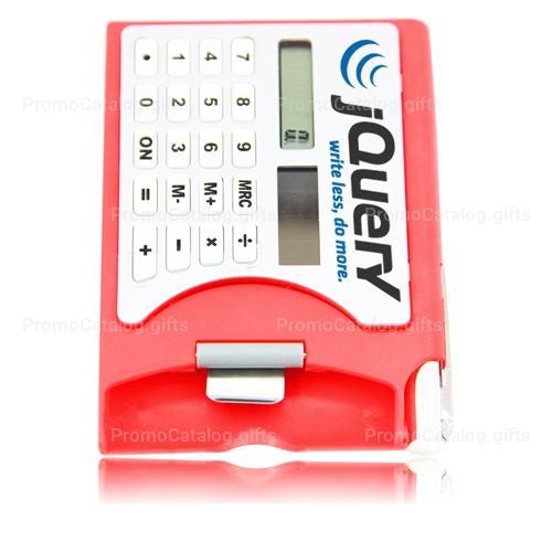 Solar Calculator with Card Holder