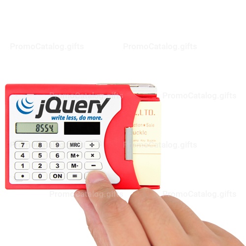 Solar Calculator with Card Holder