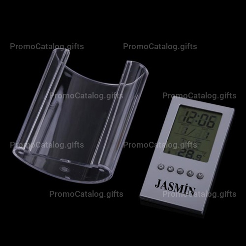Translucent Pen Holder Desk Clock