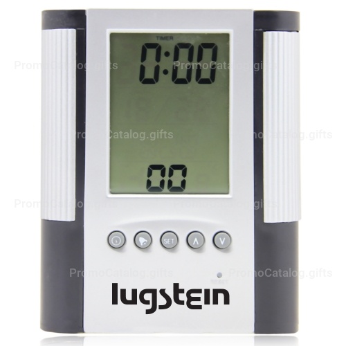 Ritzy Pen Holder With Clock