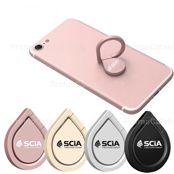 Custom Water Drop Finger Ring Phone Holder