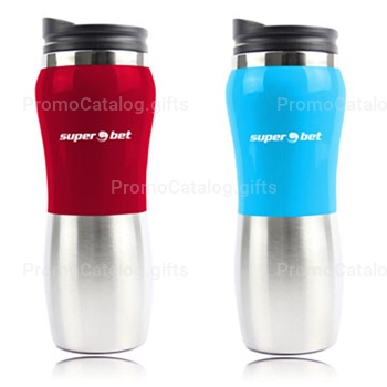 450ML Curve Steel Bottom Travel Mug