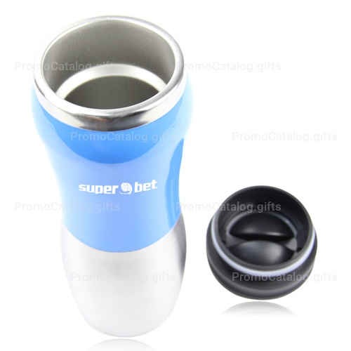 450ML Curve Steel Bottom Travel Mug