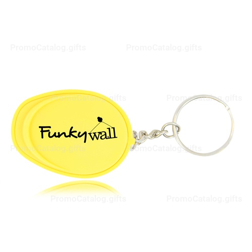 Safety Helmet Keychain With Flashlight