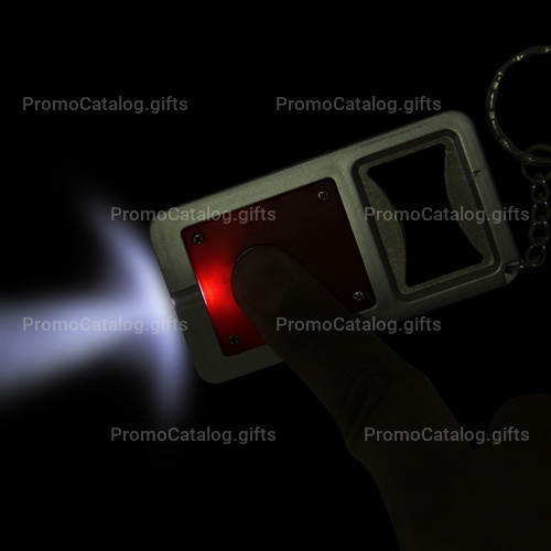 Led Light Bottle Opener Keychain