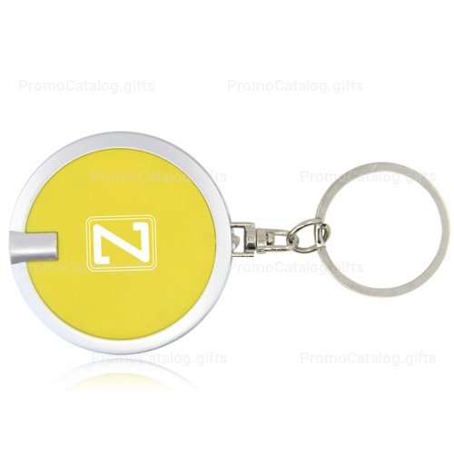 Disc Shaped Led Keychain