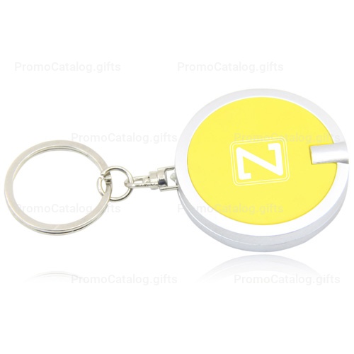 Disc Shaped Led Keychain