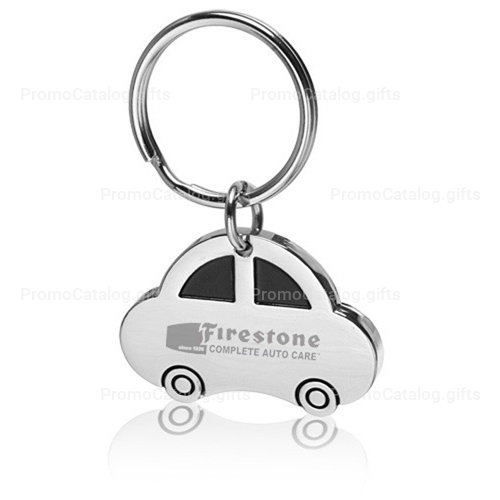 Car Shaped Metal Keychain