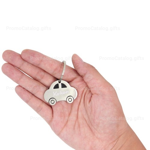 Car Shaped Metal Keychain