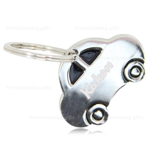 Car Shaped Metal Keychain