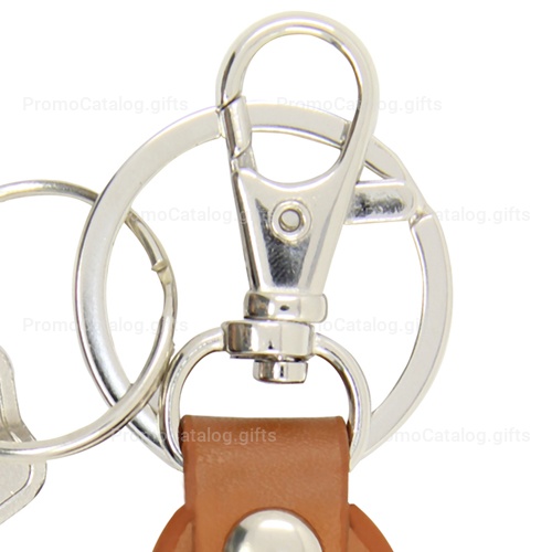 Cool Pear Shape Leather Key Chain