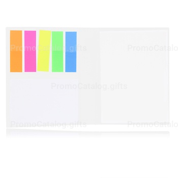Hardcover Notepad With Flags Memo Pad