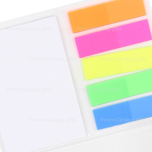 Hardcover Notepad With Flags Memo Pad